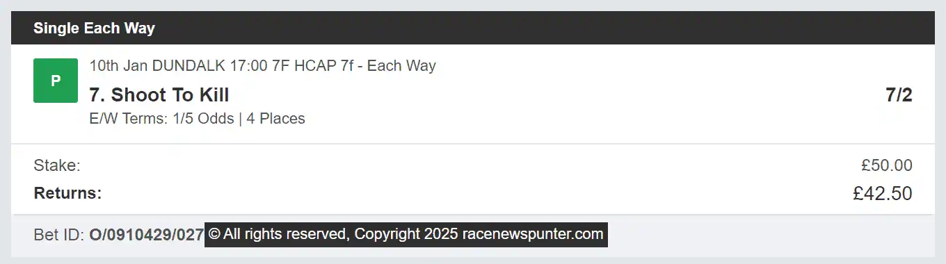 Race Winners Elite - Winner 1 - 2025-01-10